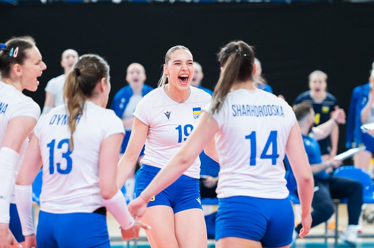 Жіноча збірна України з волейболу Жіноча збірна України з перемоги стартувала у Золотій Євролізі-2025