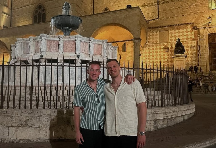 Олег Плотницький та Донован Джаворонок “Ласкаво просимо, мій Братко”: Плотницький привітав Джаворонка в “Перуджі”