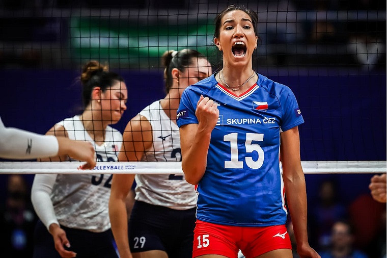 Жіноча збірна Чехії з волейболу Жіноча Ліга націй-2025: американки програли Чехії, Японія сильніша за Сербію