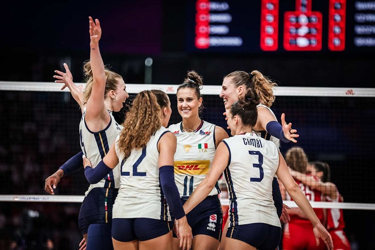 Жіноча збірна Італії з волейболу Італія – перша фіналістка жіночої Ліги націй-2025