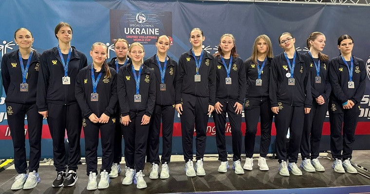 Збірна України з волейболу Україна стала віце-чемпіонкою Кубку світу з об'єднаного волейболу