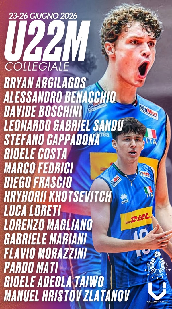 u22 italy volleyball