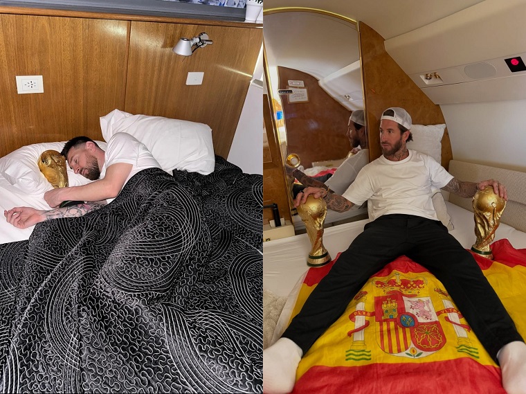ramos and leonel messi